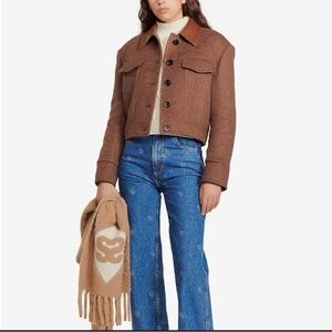 Sandro
King Leather Collar Jacket